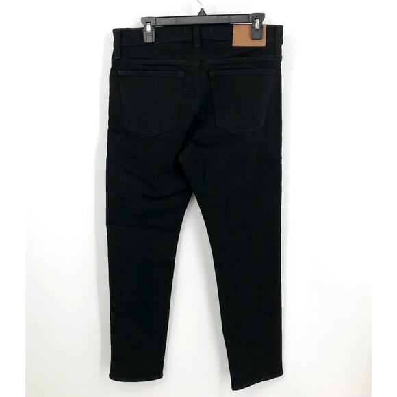 MADEWELL Men's Athletic Slim Jeans 35x32 Black Bainhart Wash Coolmax Denim NWT - Picture 8 of 10